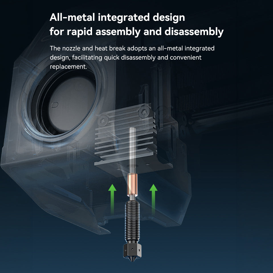 CREALITY Genuine E3D Obxidian™ High Flow Nozzle Assembly 0.6mm-K1 Series