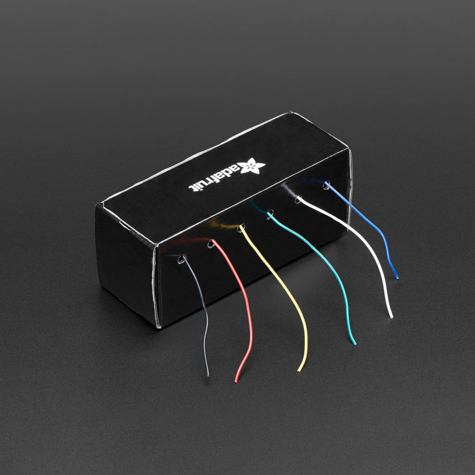 ADAFRUIT Hook-up Wire Spool Set - 22AWG Solid Core - 6 x 25 ft
