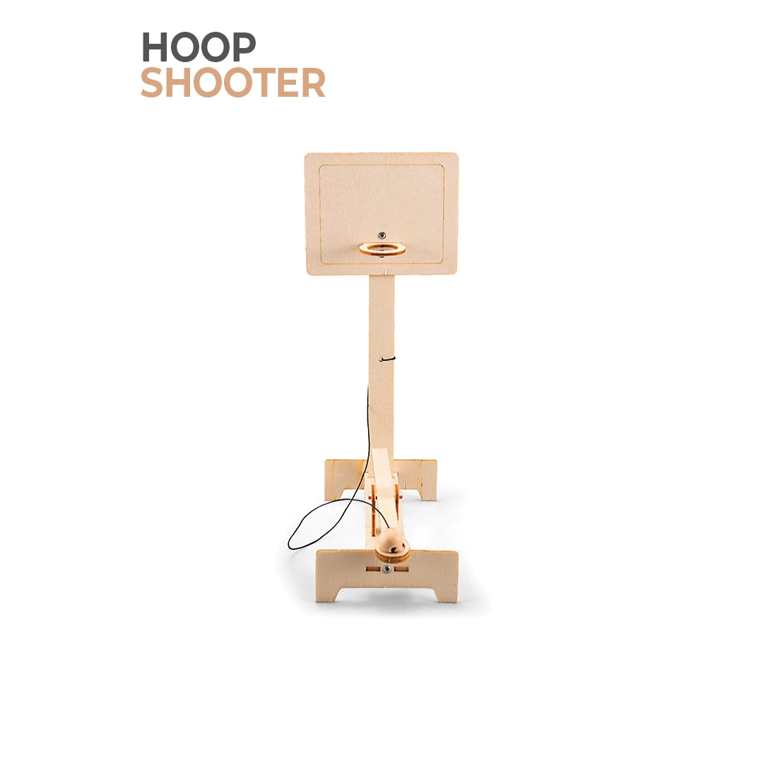BUBBLEGUM Wood STEM Hoop Shooter