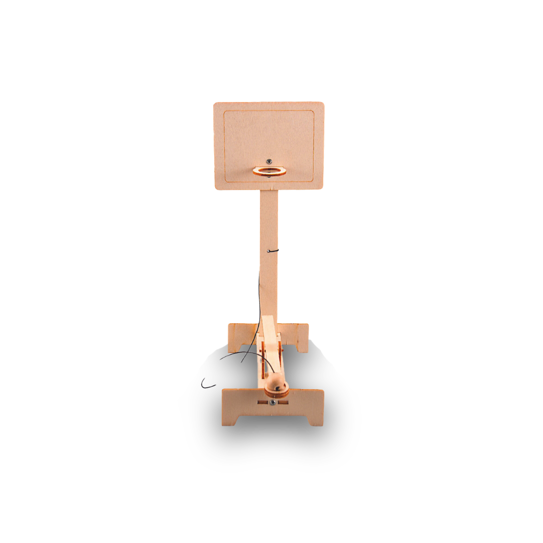 BUBBLEGUM Wood STEM Hoop Shooter