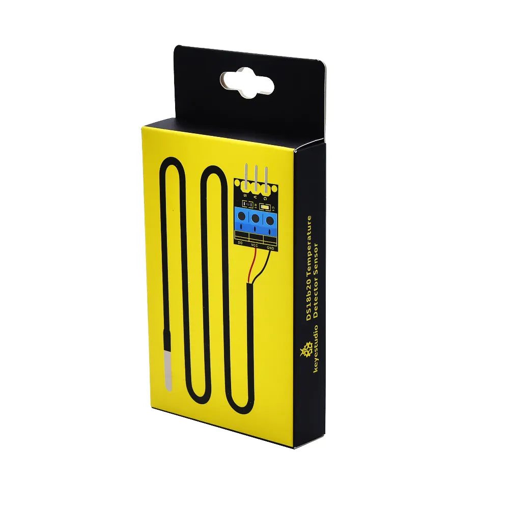 KEYESTUDIO Waterproof Stainless Steel Temperature Detector Sensor With Module