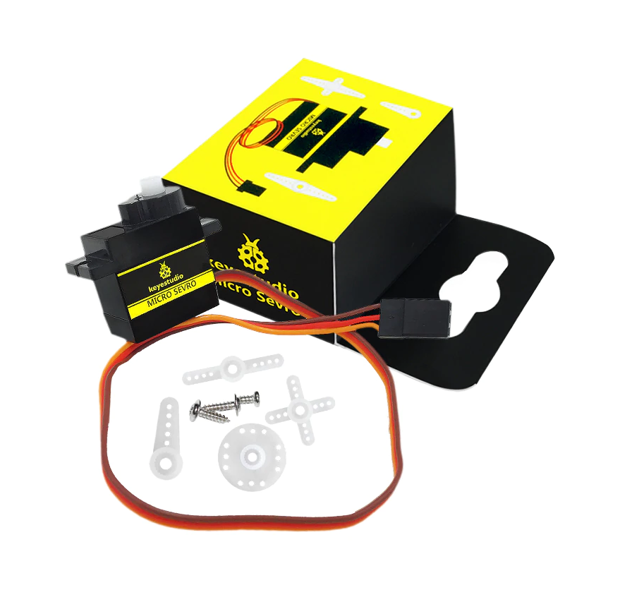 KEYESTUDIO Micro Servo SG90 0-180 degrees for Arduino Smart Car Robot / Aircraft / CE Certification