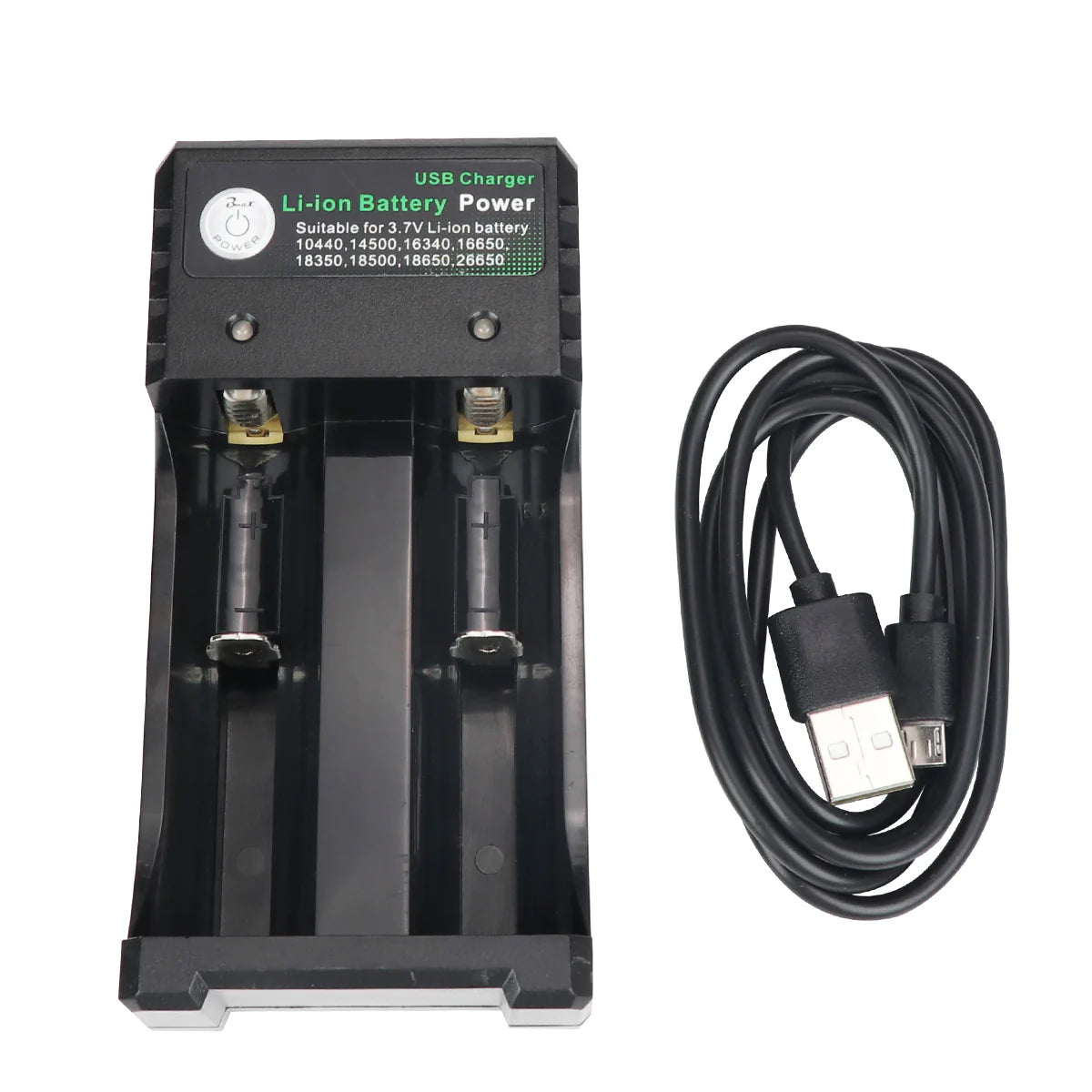 Li-Ion Battery Charger Universal (2 Slot)