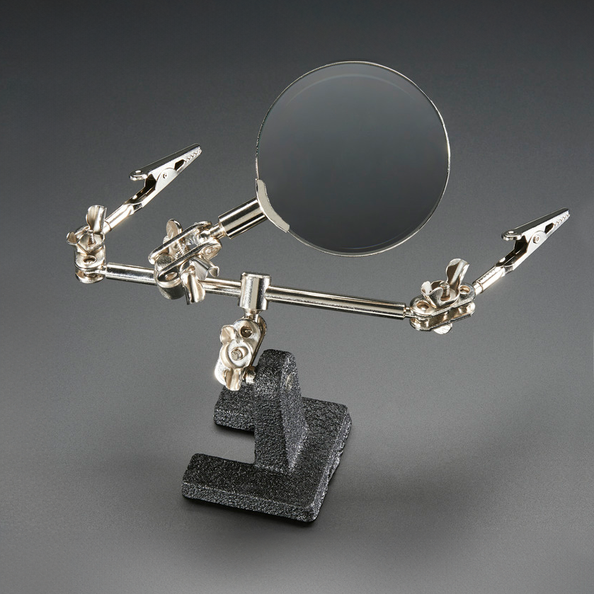 ADAFRUIT Helping Third Hand with Magnifying Glass Tool MZ101