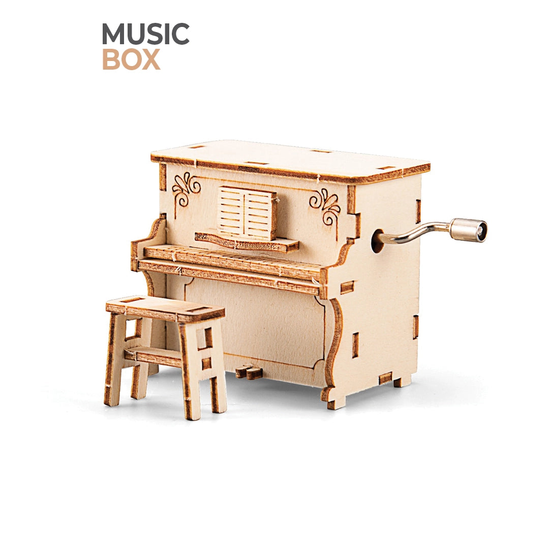 BUBBLEGUM Wood STEM Music Box