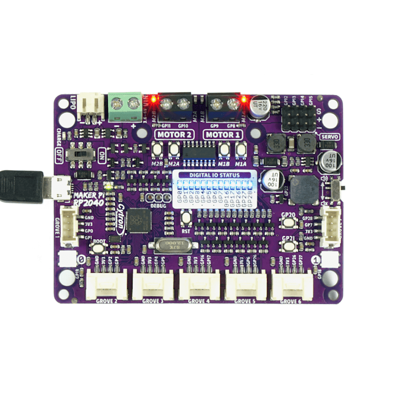 Maker Pi RP2040 - Simplifying Robotics with Raspberry Pi RP2040