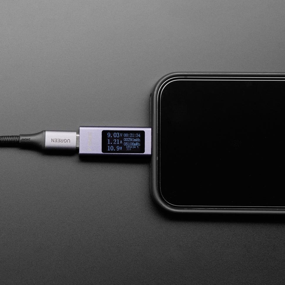 ADAFRUIT Mini OLED USB C Power Analyzer