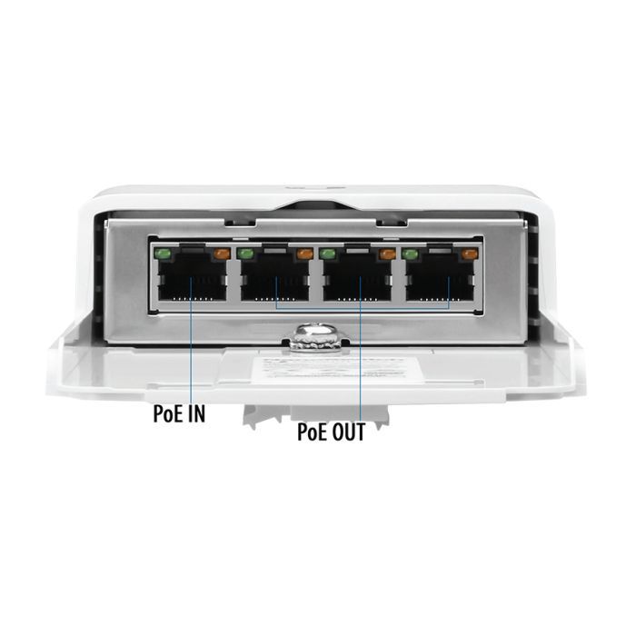 UBIQUITY NanoSwitch Outdoor 4 Port Gigabit with 3 POE Out