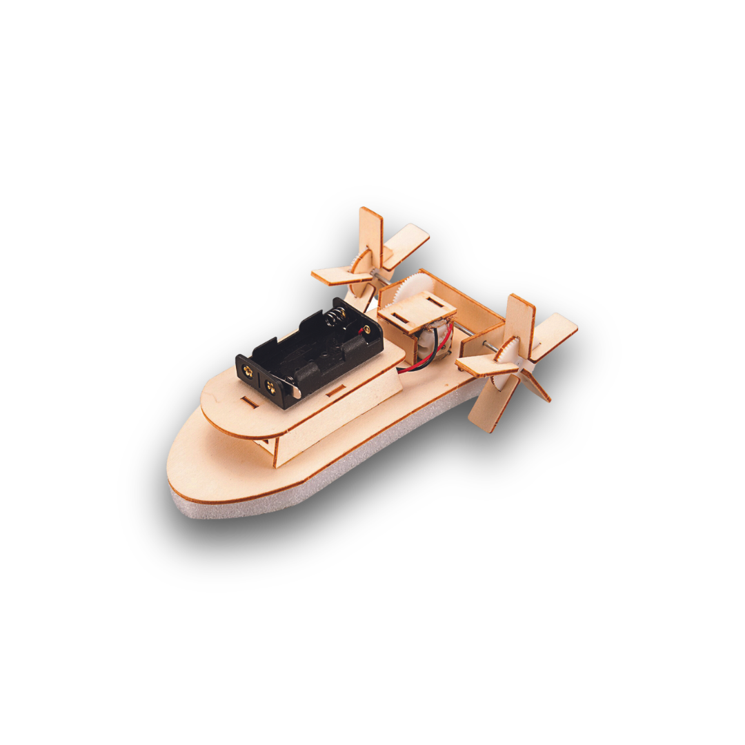 BUBBLEGUM Wood STEM Paddle Steamer