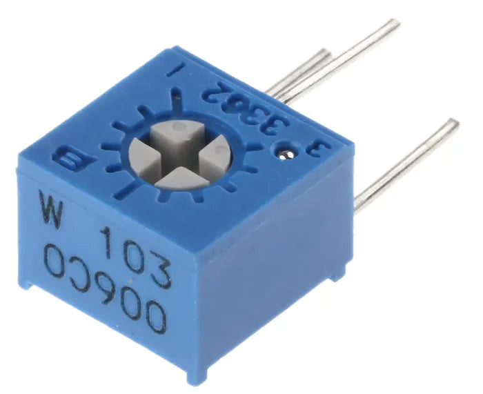 RS COMPONENTS 10kΩ Through Hole Trimmer Side Adjust Potentiometer