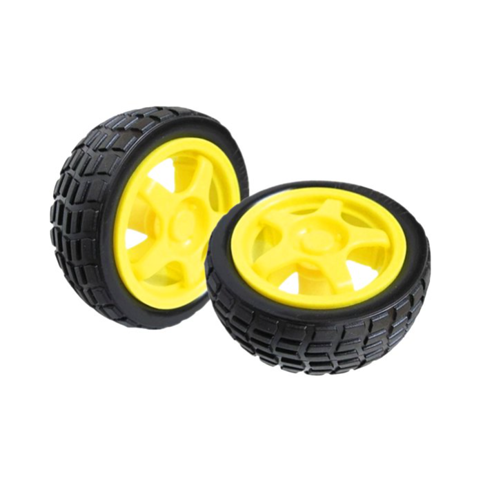 Robot Smart Car Wheel Tyre (Higher friction) (Set of 4)