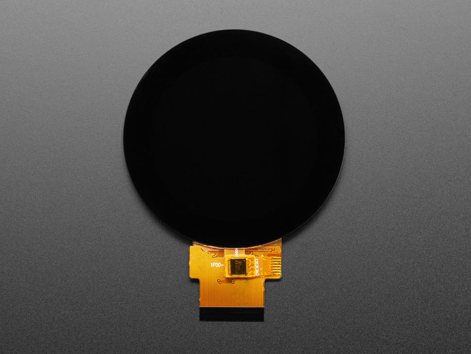 ADAFRUIT Round RGB 666 TTL TFT Display - 2.1"\- Capacitive Touch - TL021WVC02CT-B1323 ( 480x480 )