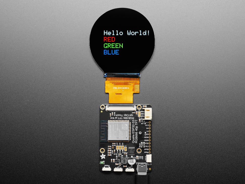 ADAFRUIT 2.1" Round RGB-666 TTL TFT Display with Capacitive Touch
