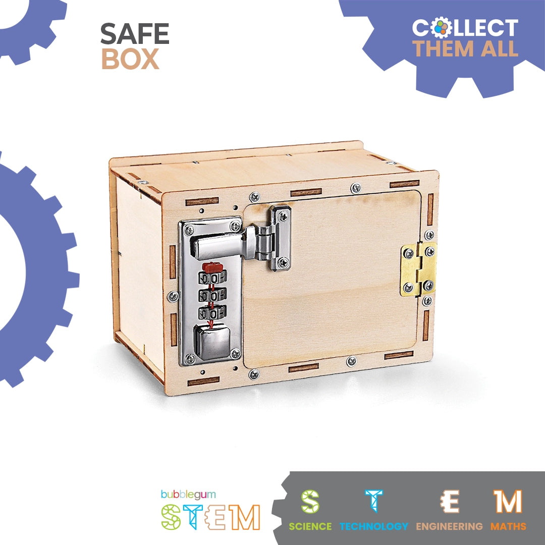 BUBBLEGUM Wood STEM Safe Box