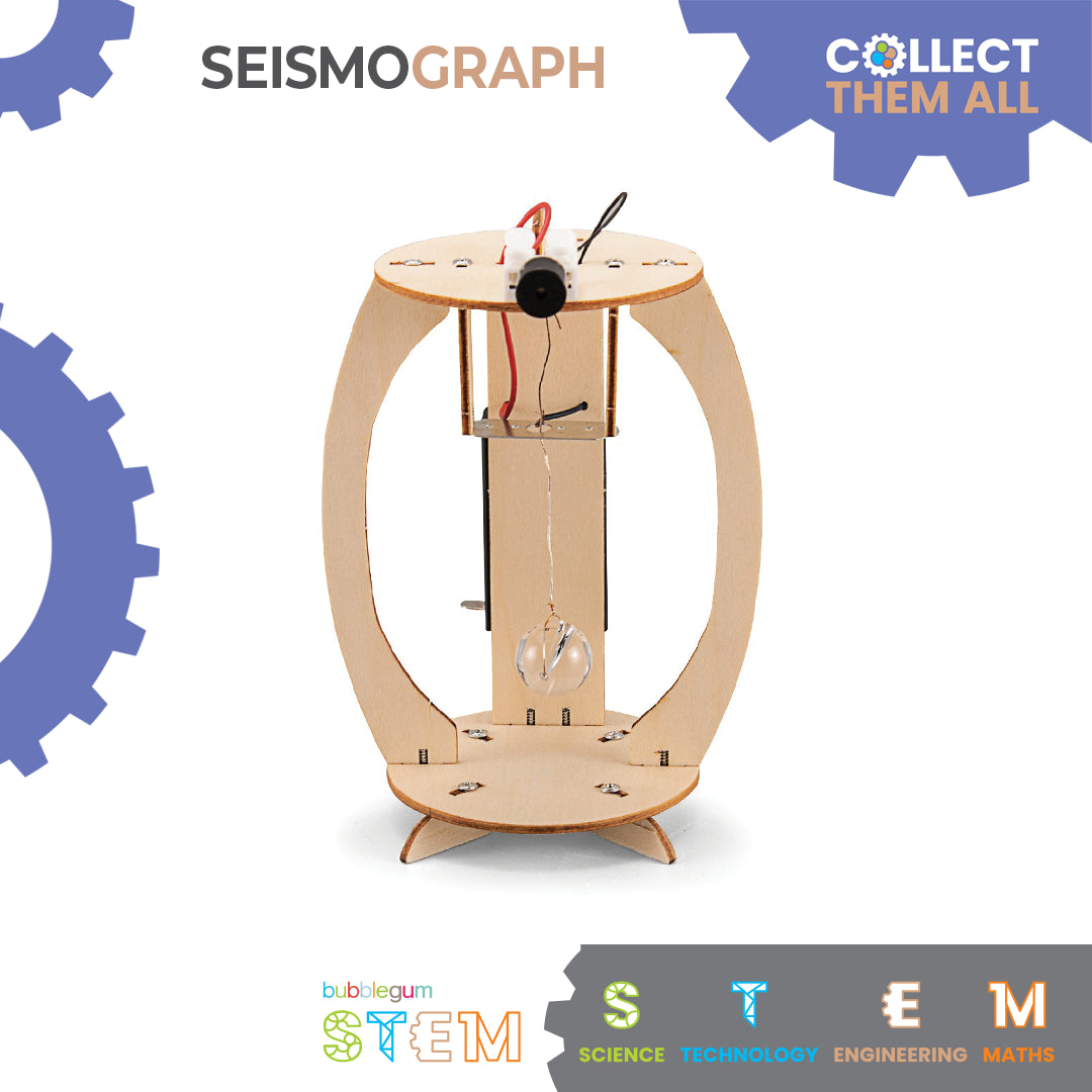 BUBBLEGUM Wood STEM Seismograph