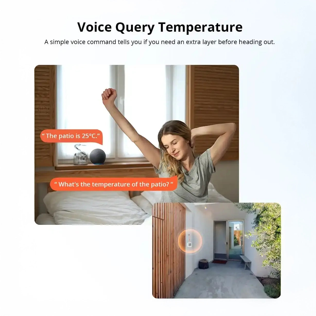 SONOFF Temperature and Humidity Sensor SNZB-02WD (with battery)