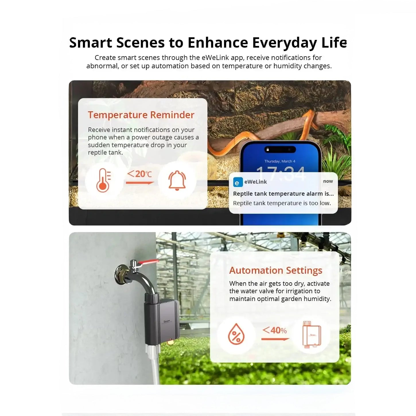 SONOFF Temperature and Humidity Sensor SNZB-02WD (with battery)