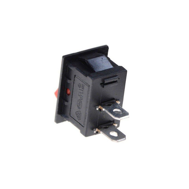 KCD1-101 Rocker Panel Size 6A/250V 2pin (12 x 8mm)