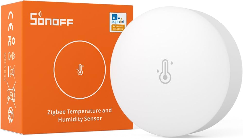 SONOFF Zigbee Temperature and Humidity Sensor - SNZB-02P (with battery)