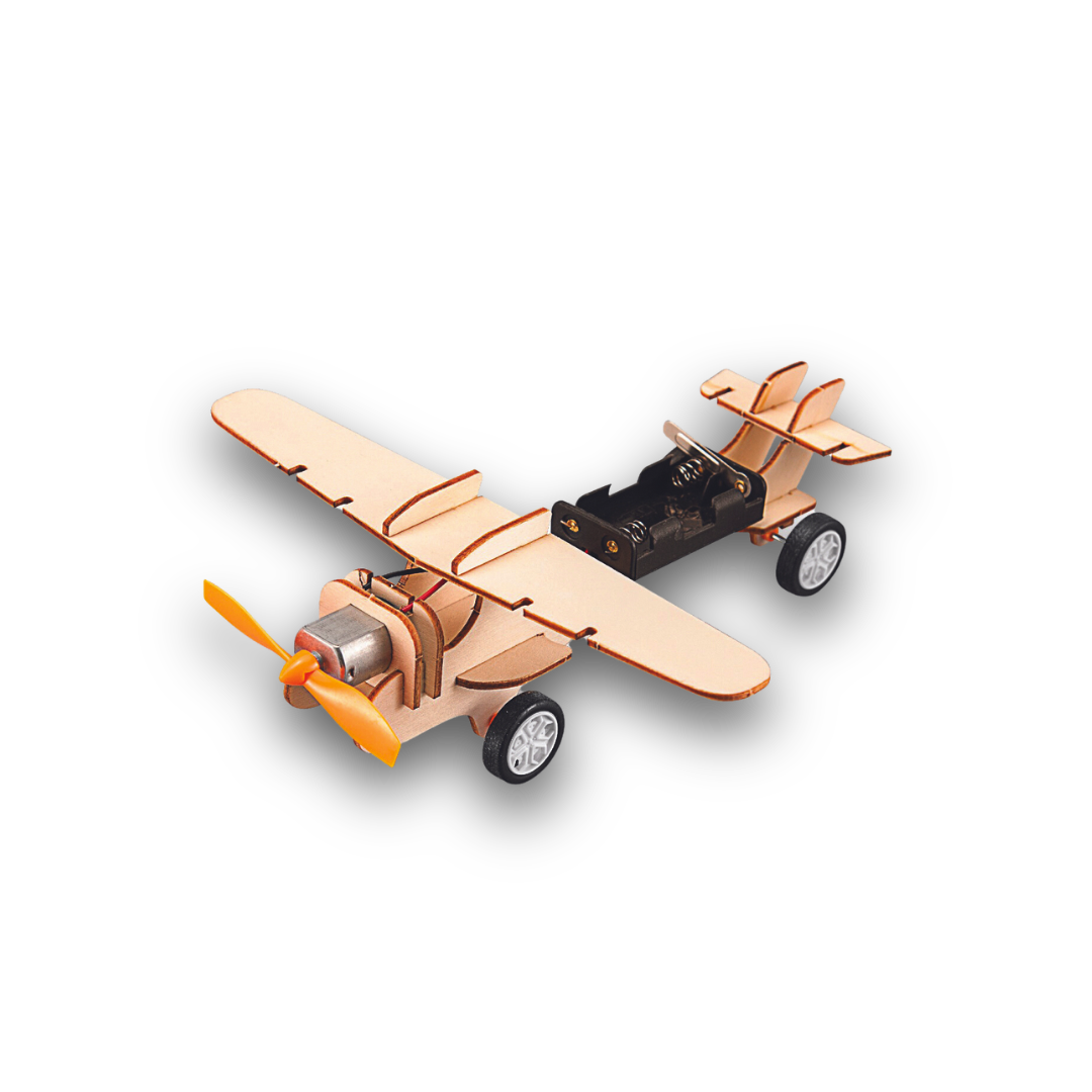 BUBBLEGUM Wood STEM Single Propeller Aircraft