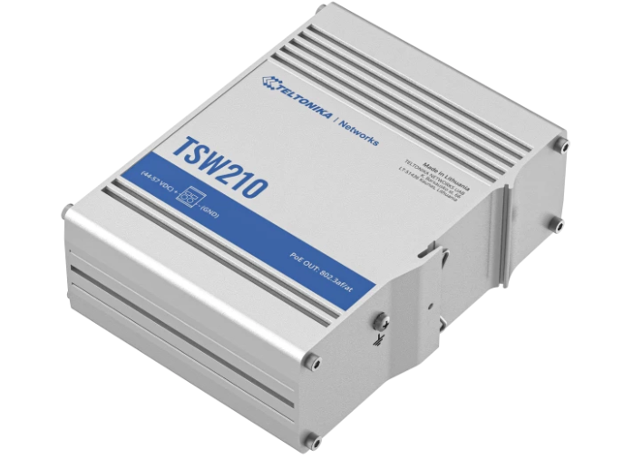 TELTONIKA TSW210 UNMANAGED INDUSTRIAL SWITCH