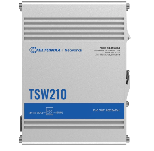 TELTONIKA TSW210 UNMANAGED INDUSTRIAL SWITCH