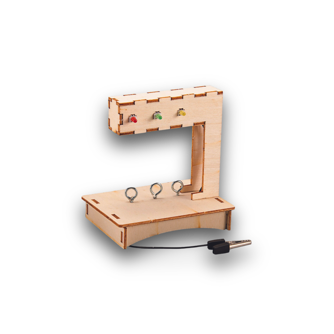 BUBBLEGUM Wood STEM Traffic Light