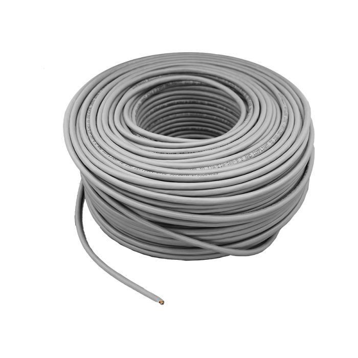 LINKBASIC Cat5e Soild Grey UTP Cable (100m)