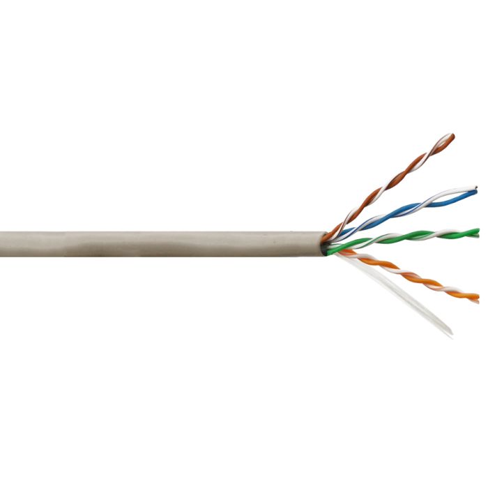 LINKBASIC Cat5e Soild Grey UTP Cable (100m)