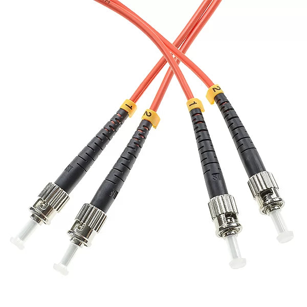 ST-ST Multi Mode Fiber Optic Patch Lead (1m)