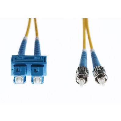 ST-SC Single Mode Fiber Optic Patch Lead (1m)