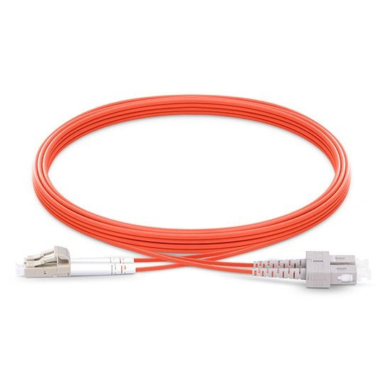 LC-SC Multi Mode Fiber Optic Patch Lead (2m)