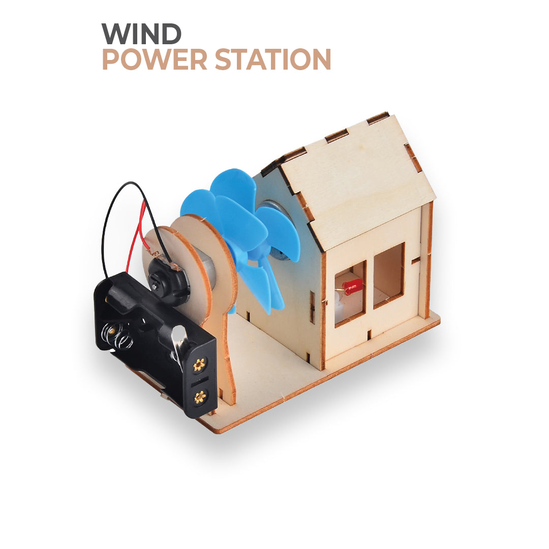 BUBBLEGUM Wood STEM Wind Power Station