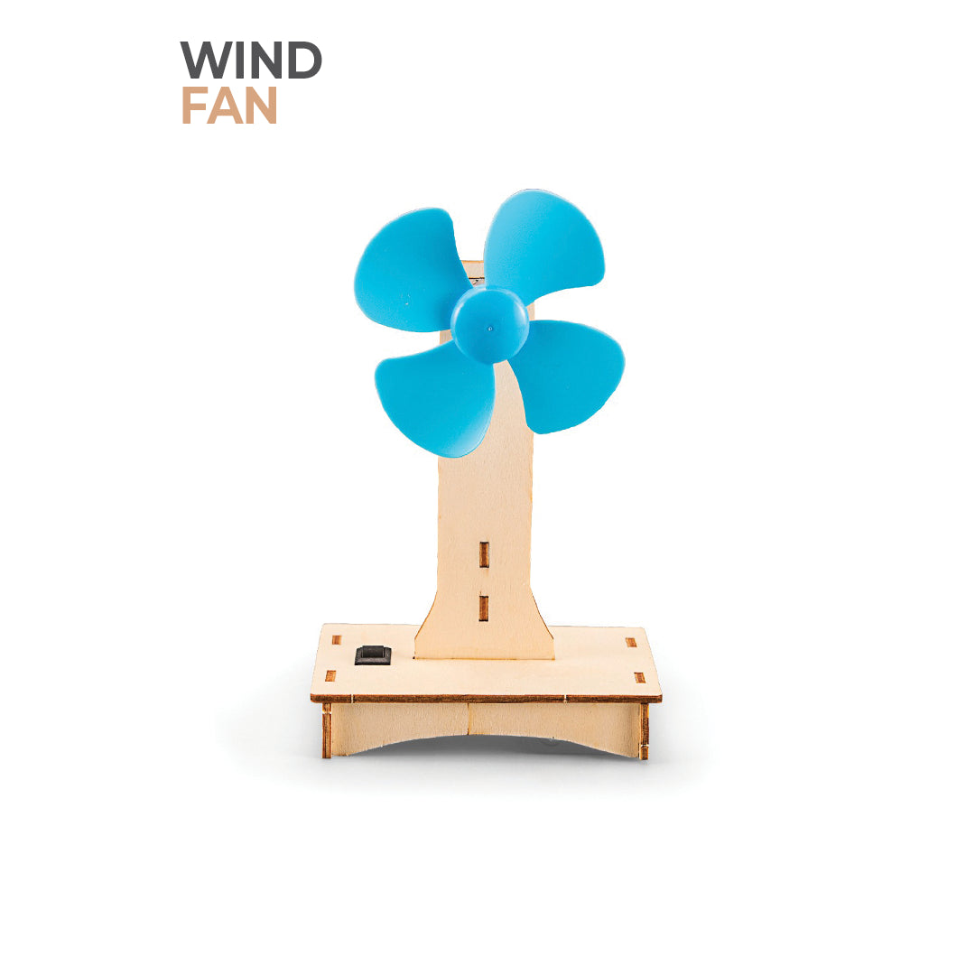 BUBBLEGUM Wood STEM Wind Fan