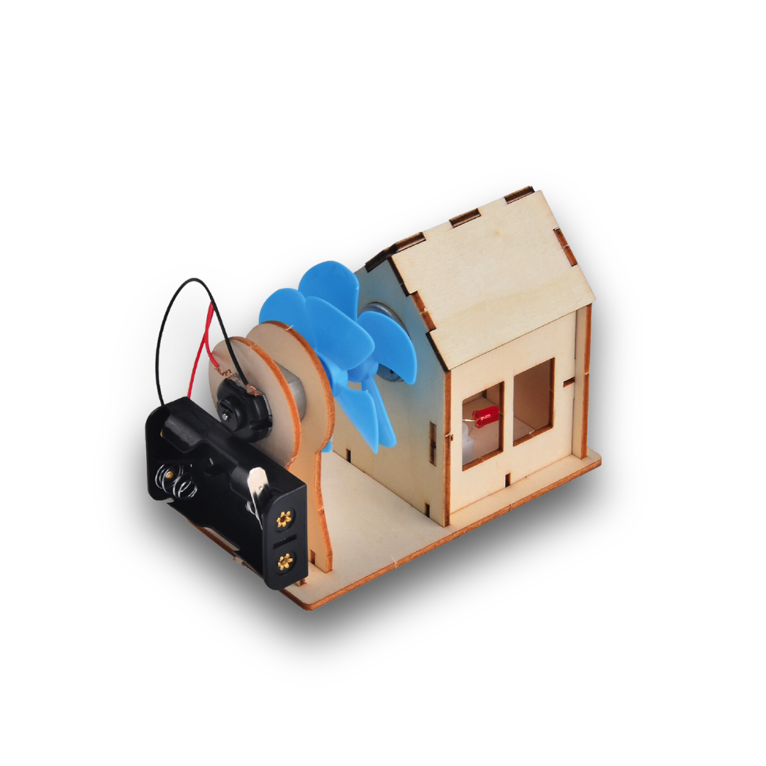 BUBBLEGUM Wood STEM Wind Power Station