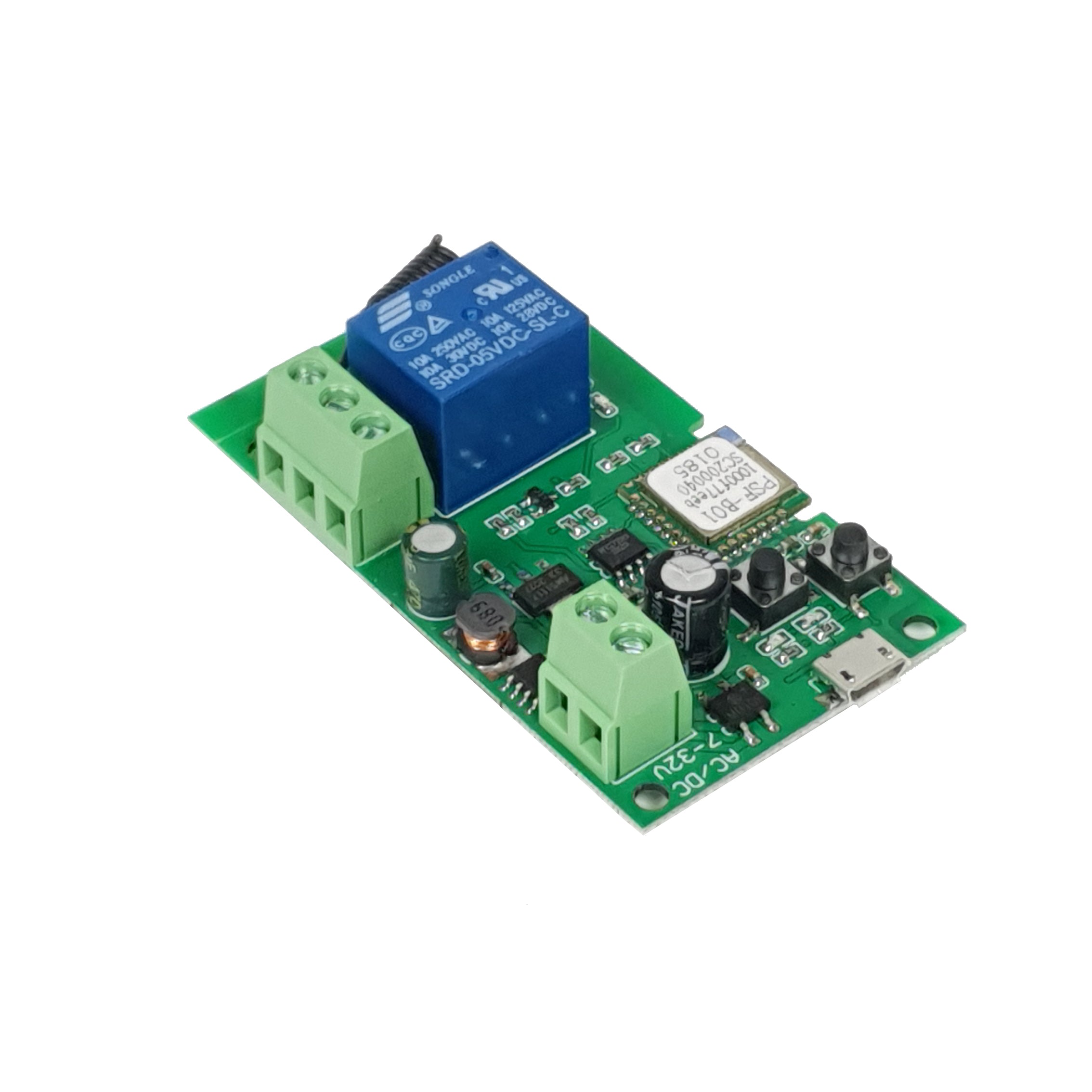 Wireless Wi-Fi Smart Switch (DC 5–32V)