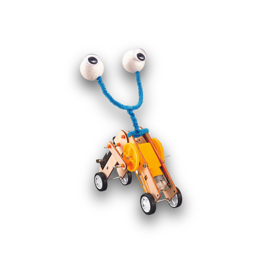 BUBBLEGUM Wood STEM Worm Robot