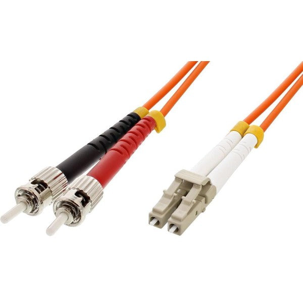 ST-LC Multi Mode Fiber Optic Patch Lead (1m)