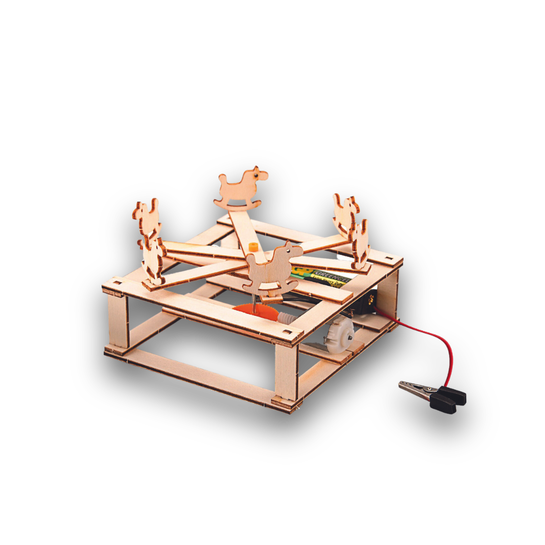 BUBBLEGUM Wood STEM Carousel