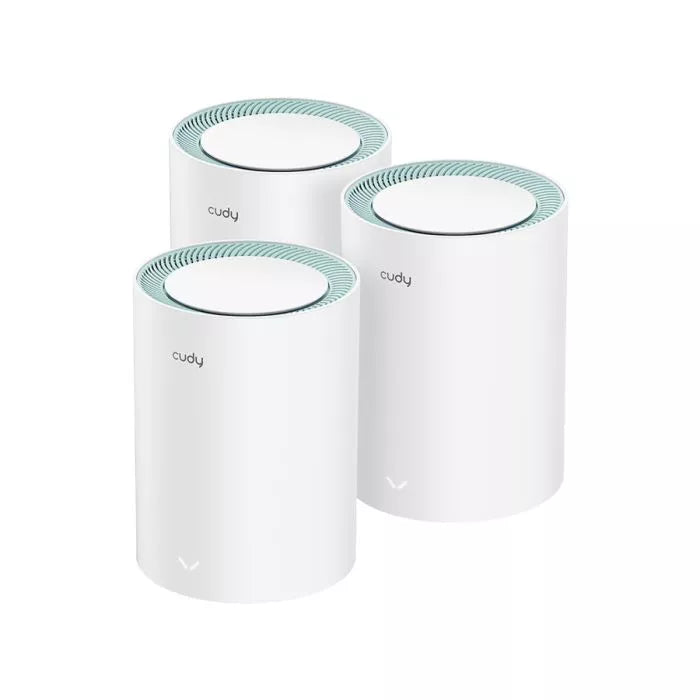 CUDY Dual Band AC 1200 2xGE Mesh System 3pk