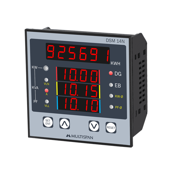 MULTISPAN Dual Source Multi Function Meter DSM-14N