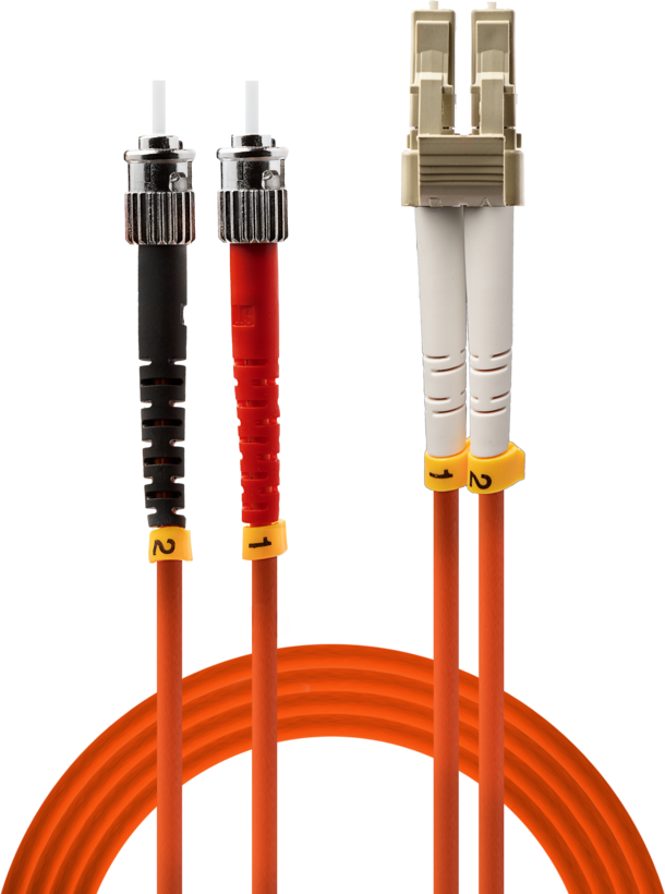 ST-LC Single Mode Fiber Optic Patch Lead (2m)