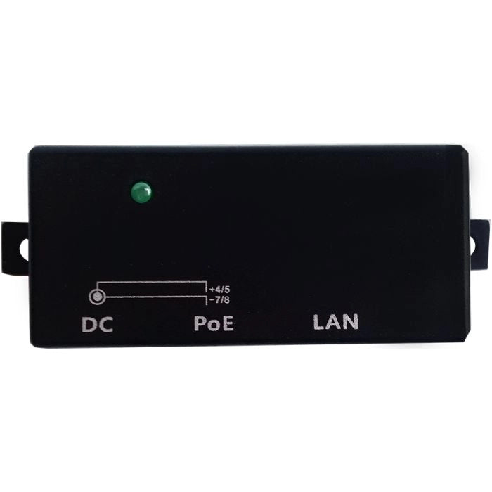 Single Port Fast Ethernet Passive PoE Injector