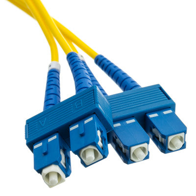 SC-SC Single Mode Fiber Optic Patch Lead (1m)