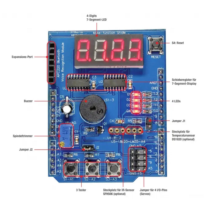 Arduino Multi-Function Shield