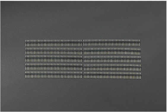 DFROBOT 0.1″ (2.54 mm) Arduino Male Pin Headers (Straight Black 10pcs)
