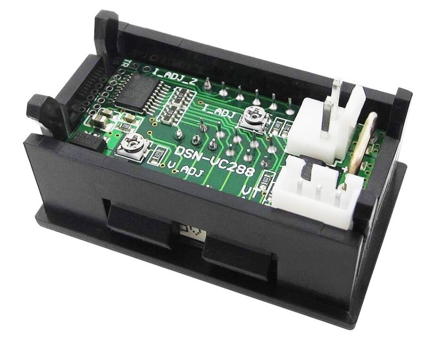 Voltmeter Ammeter 0.28" 100V 50A Dual LED Blue and Red