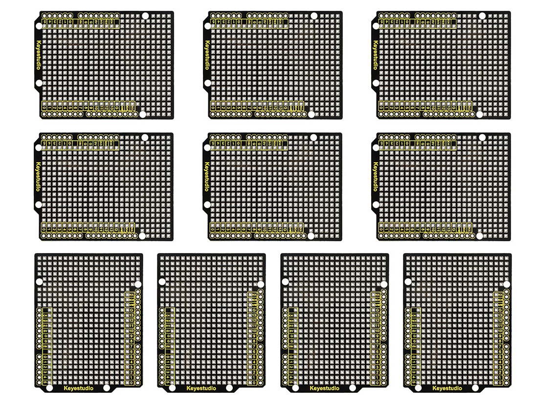 KEYESTUDIO 10 Prototype PCB Boards for Arduino Uno