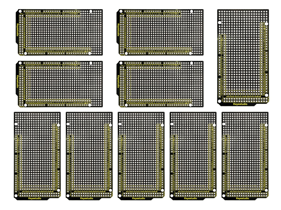 KEYESTUDIO 10 PCS Prototype PCB for Arduino MEGA 2560 R3