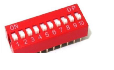 10 Pin Flat Dial switch (2.54mm)
